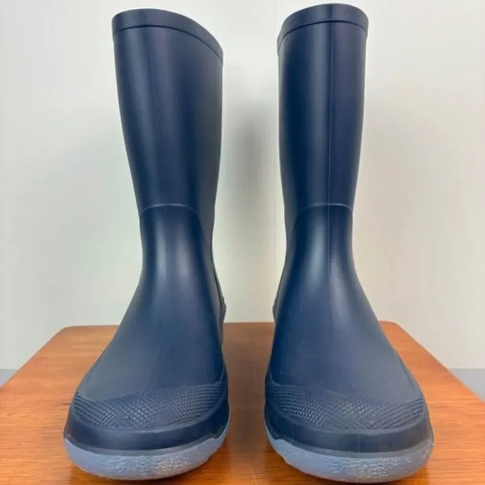 Cat & Jack Navy Rain Boots Size Big Boy 4